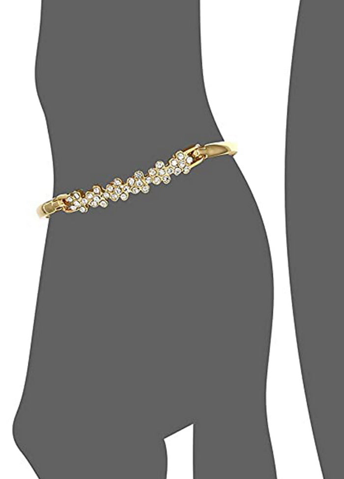 Estele Gold Toned XOXO Stylish Bracelet - Indian Silk House Agencies
