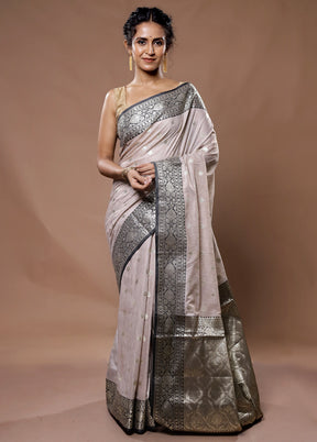 Multicolor Uppada Silk Saree With Blouse Piece