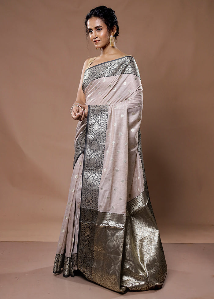 Multicolor Uppada Silk Saree With Blouse Piece