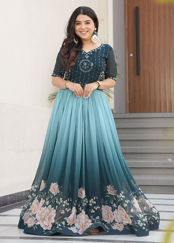 Rama Readymade Georgette Indian Dress - Main Image