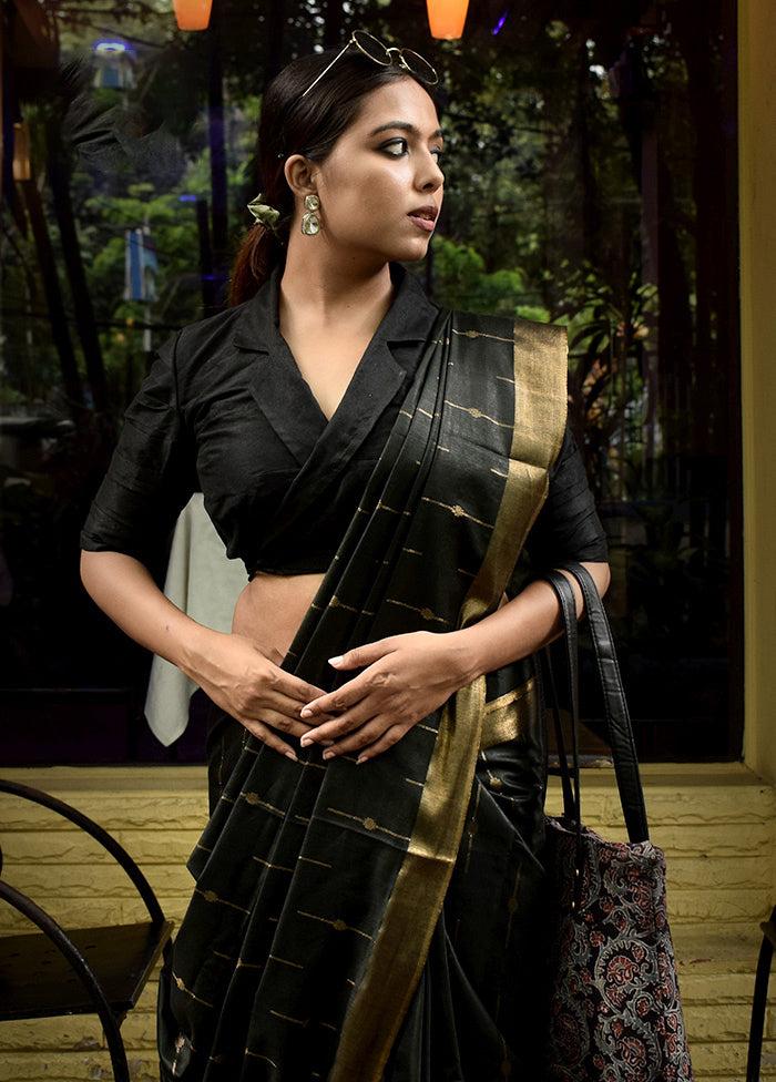 Black Blouse Designs Fancy Saree Black Colour Black Silk Designer