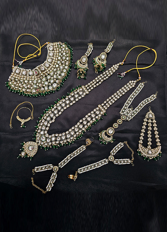 Indiamart Jewellery Making Courses Near Me Green Alloy Jewellery Set