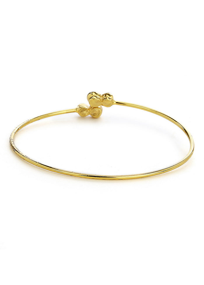 Estelle Gold Plated White Stone Bracelet For Womens - Indian Silk House Agencies