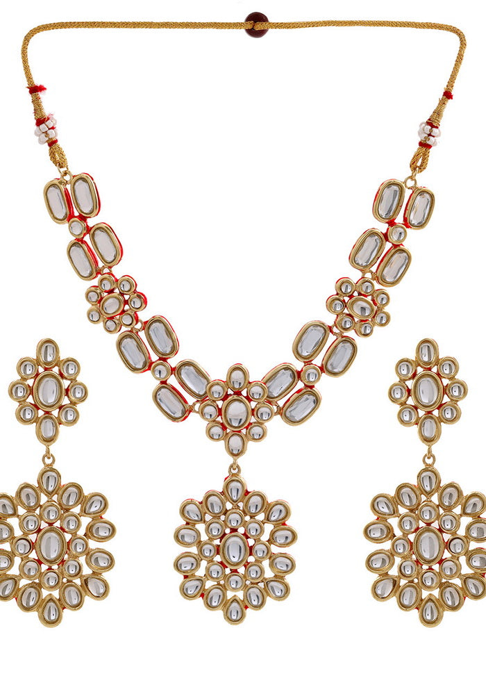 Estelle Traditional Gold tone Kundan Bollywood Magic Necklace - Indian Silk House Agencies