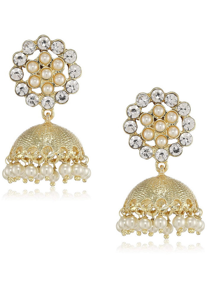 Estele 24 Kt Gold Plated Traditional Kundan Jewellery Stylish Fancy Pa