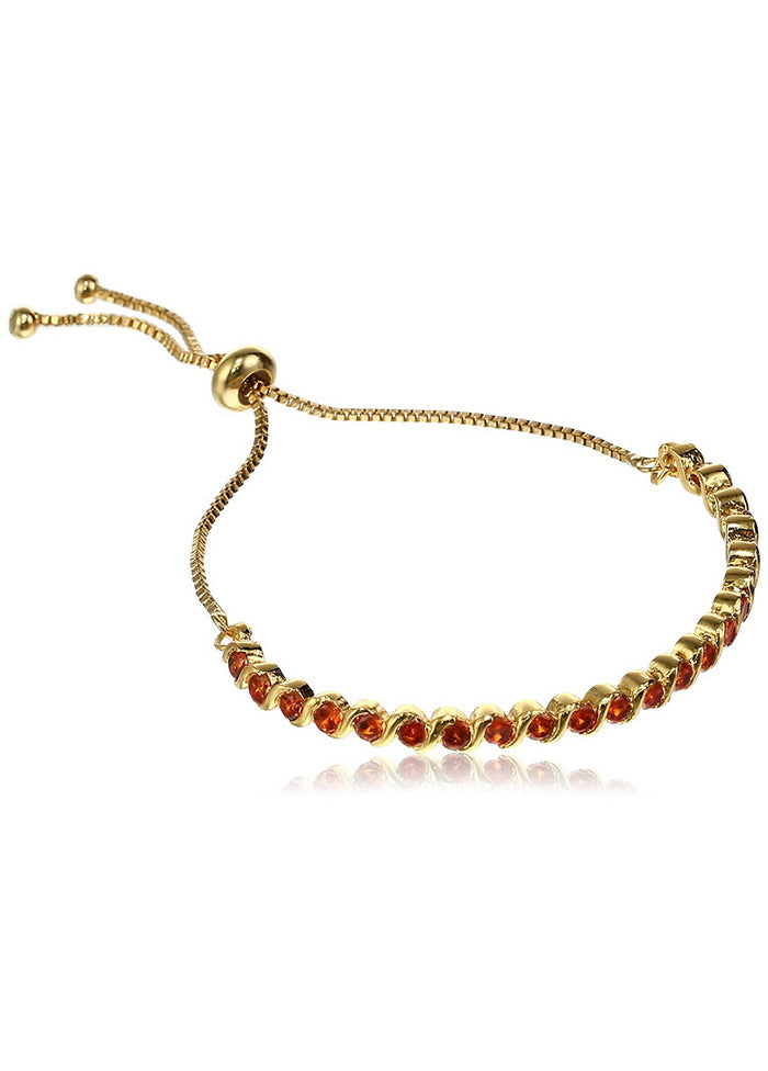 Estele Gold and Silver Plated Pearl Bracelet - Indian Silk House Agencies