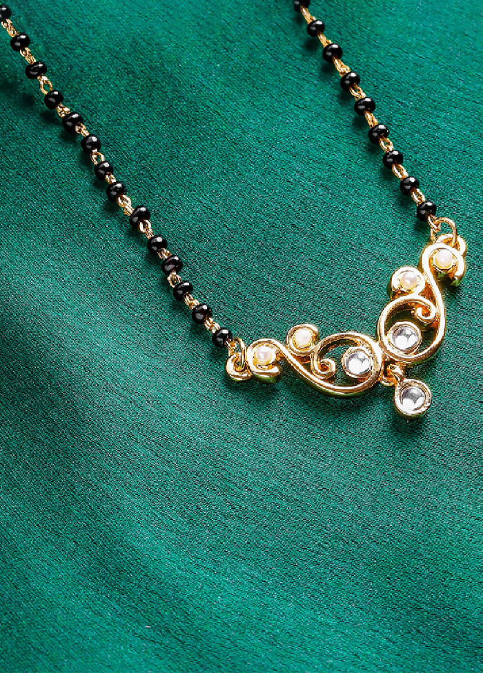 Gold And Rhodium Plated Admirable Mangalsutra Necklace - Indian Silk House Agencies