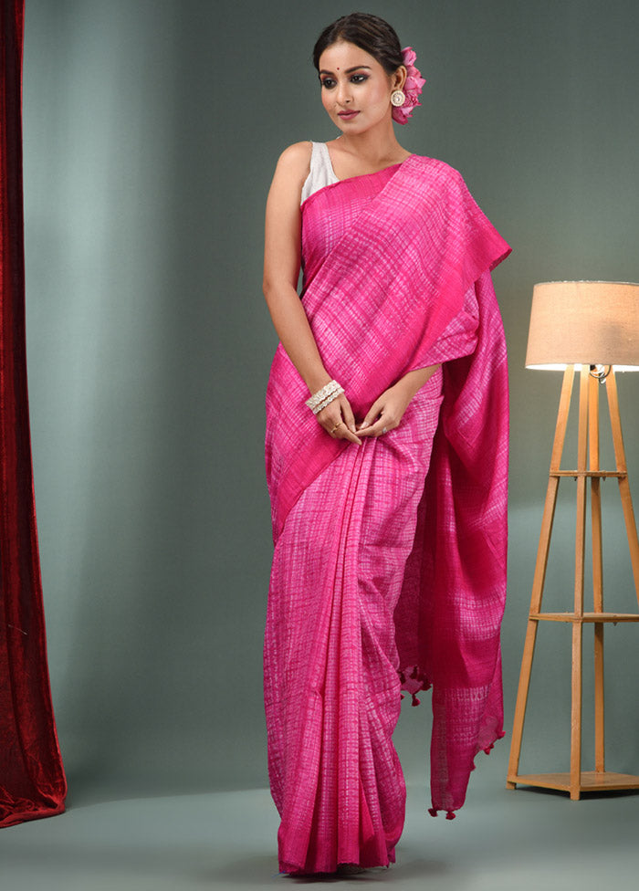 Rani Dupion Pure Silk Saree With Blouse Piece - Indian Silk House Agencies