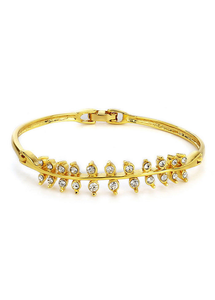 Estelle Gold Plated AD Studded Bracelet - Indian Silk House Agencies
