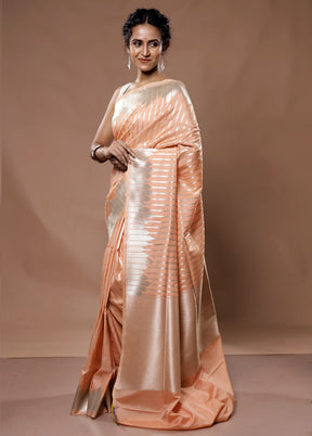 Grey Uppada Silk Saree With Blouse Piece - Indian Silk House Agencies