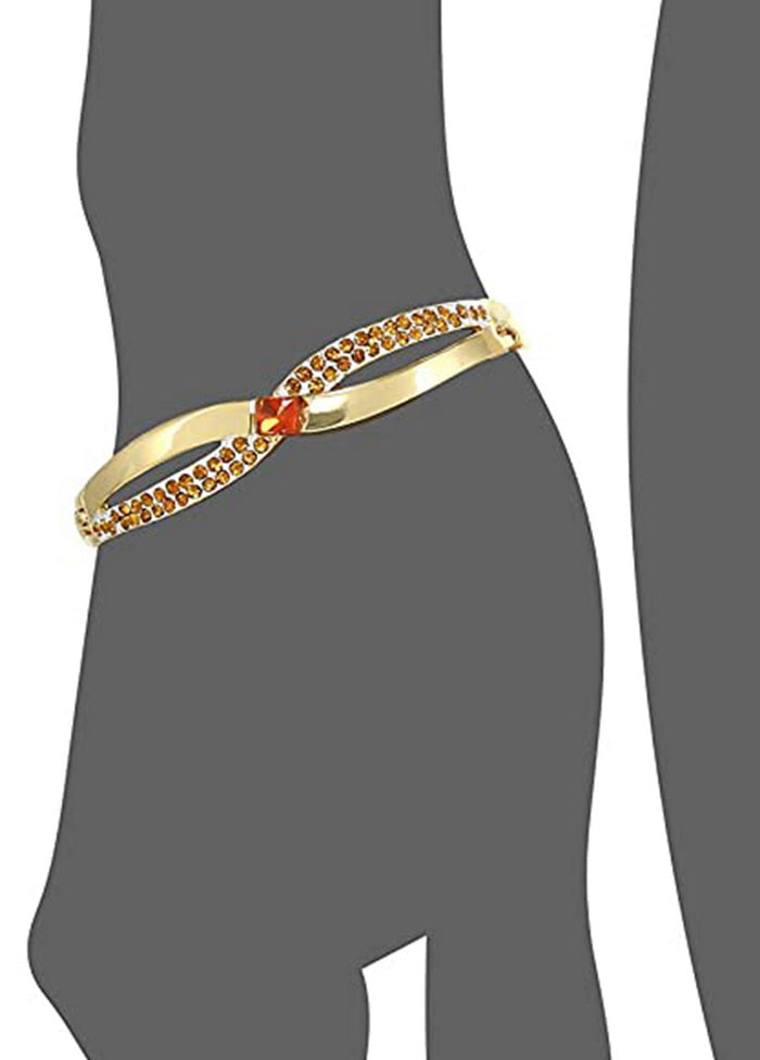 Estele Diamond Twisted Bracelet - Indian Silk House Agencies