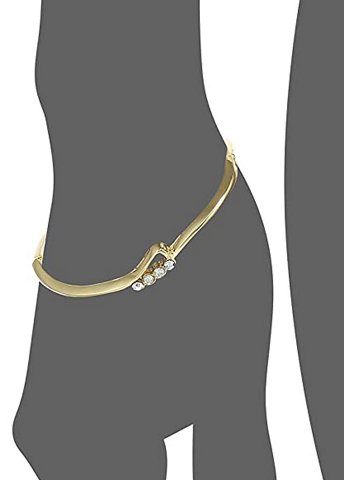 Estele Gold Toned Design Bracelet - Indian Silk House Agencies