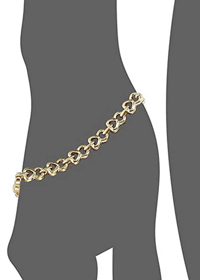 Estele Gold Plated See Saw Tennis Bracelet - Indian Silk House Agencies