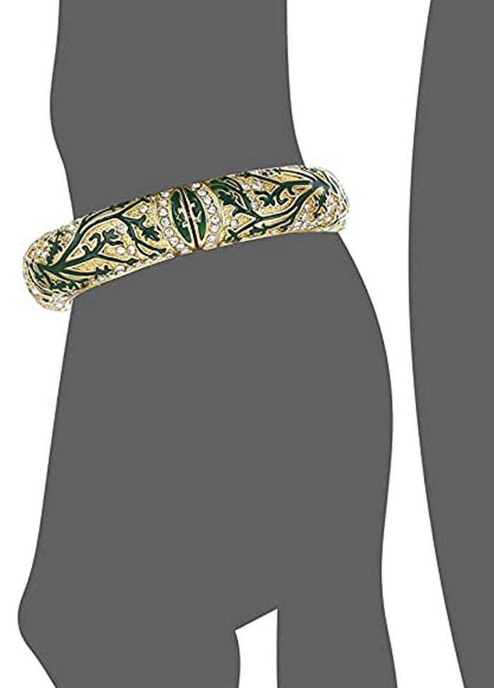 Estele Rhodium Plated Bracelet - Indian Silk House Agencies
