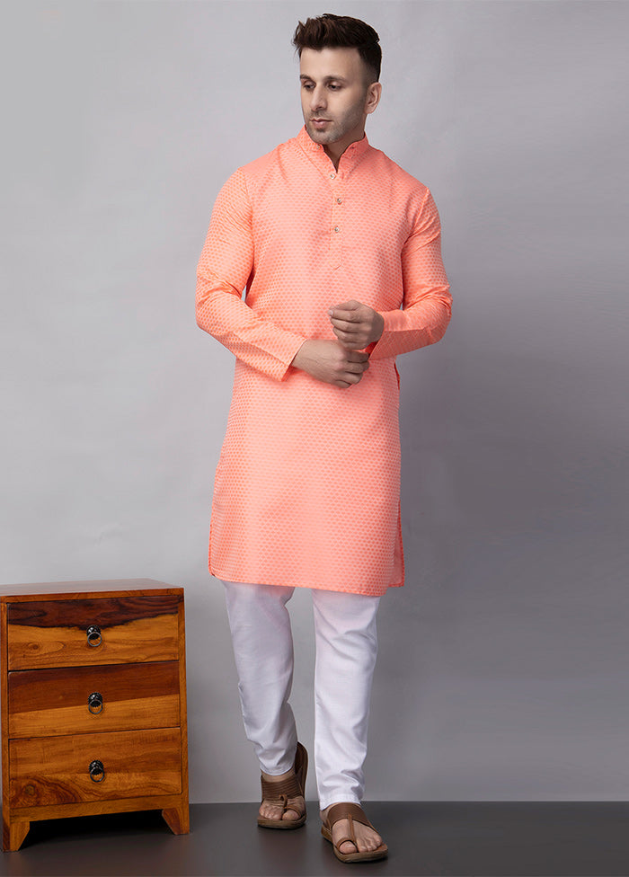 2 Pc red Viscose Kurta Pajama Set