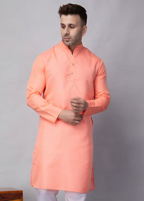 2 Pc red Viscose Kurta Pajama Set