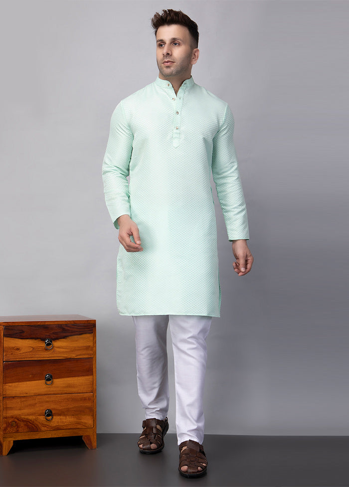 2 Pc blue Viscose Kurta Pajama Set