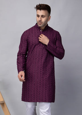 2 Pc Yellow Viscose Kurta Pajama Set