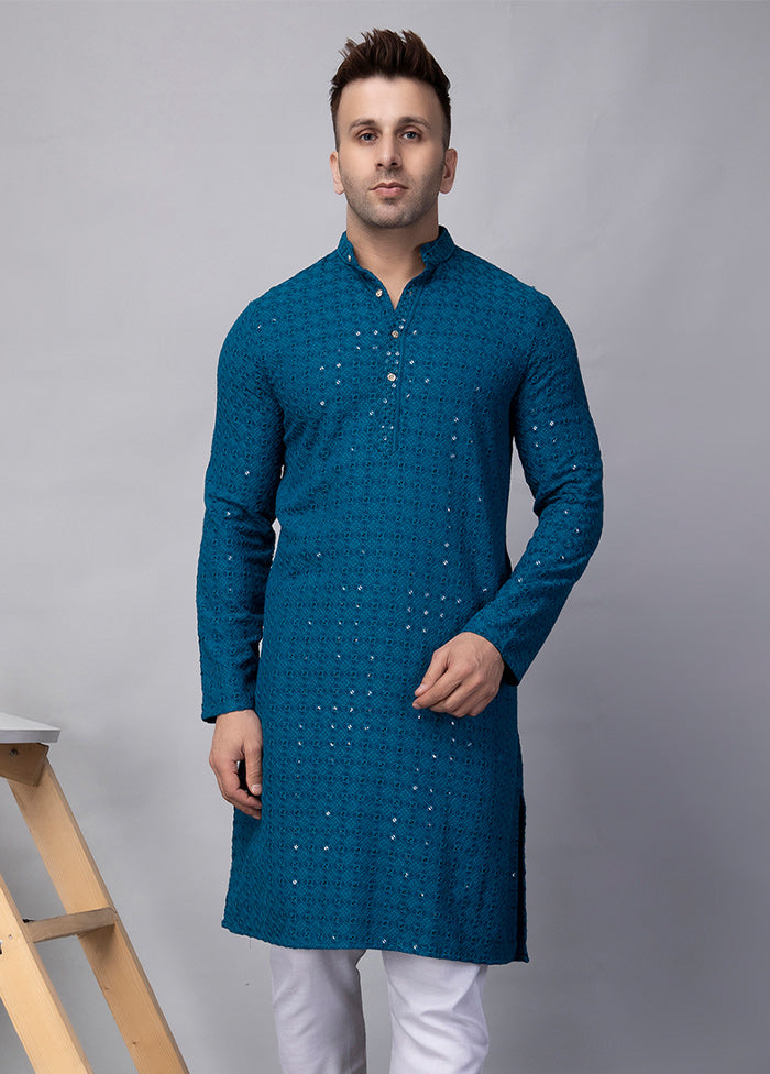 2 Pc Green Viscose Kurta Pajama Set