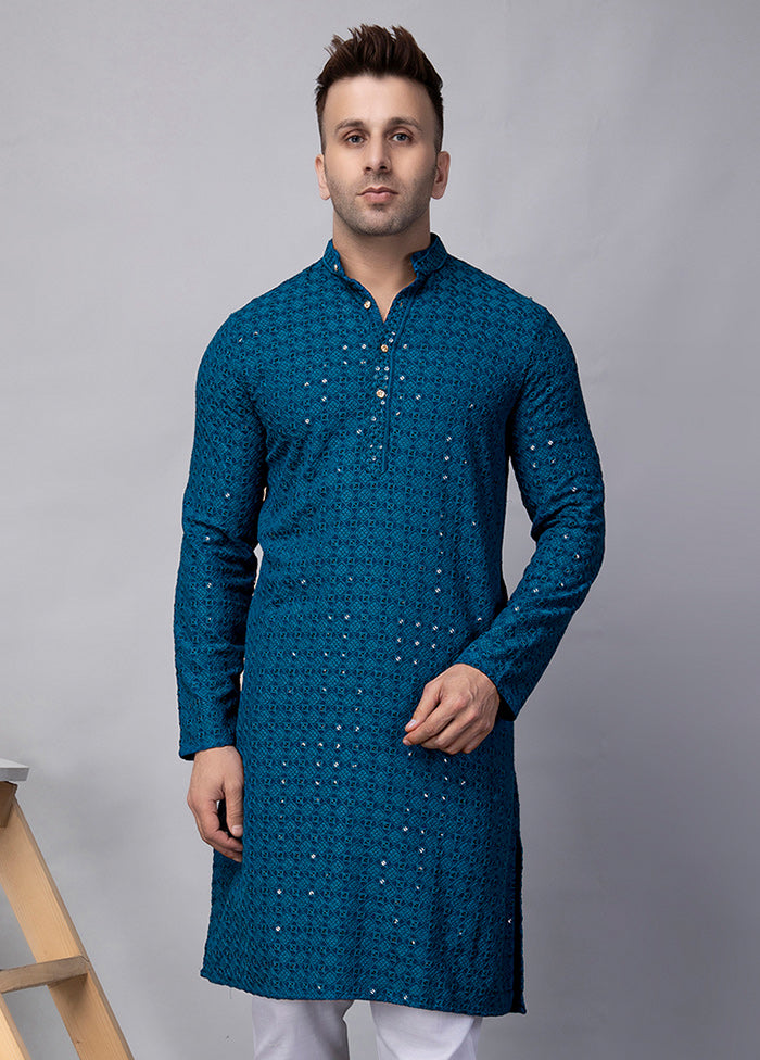 2 Pc Green Viscose Kurta Pajama Set