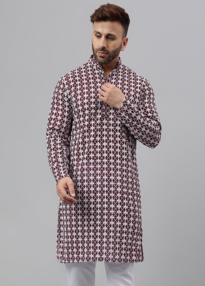 2 Pc pink Viscose Kurta Pajama Set