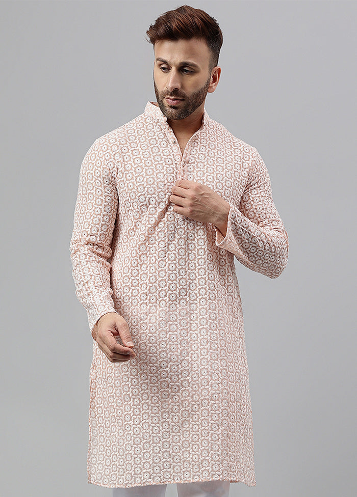 2 Pc pink Viscose Kurta Pajama Set