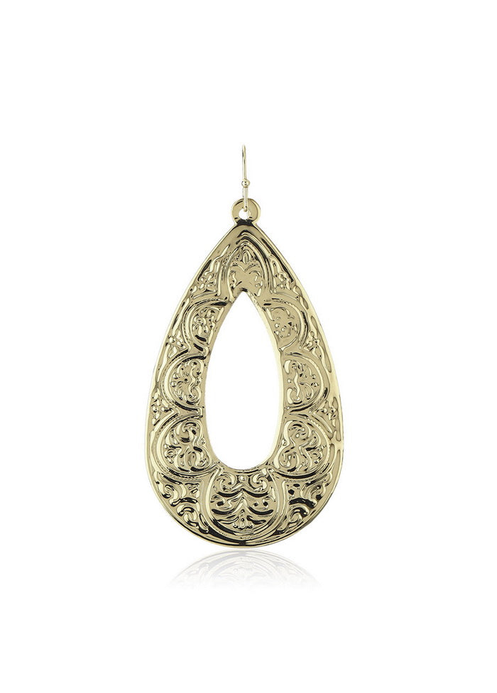 Estele 24Kt Gold Tone Plated Drop Earrings for Women and Girls - Indian Silk House Agencies