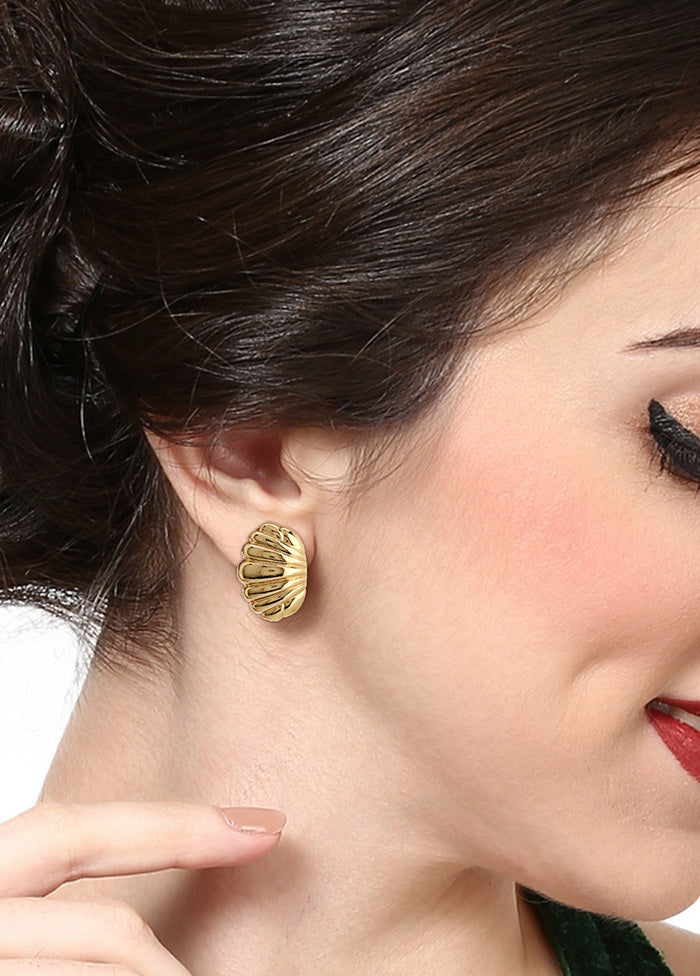 Estele 24Kt Gold Plated Stud Earrings for Womens - Indian Silk House Agencies