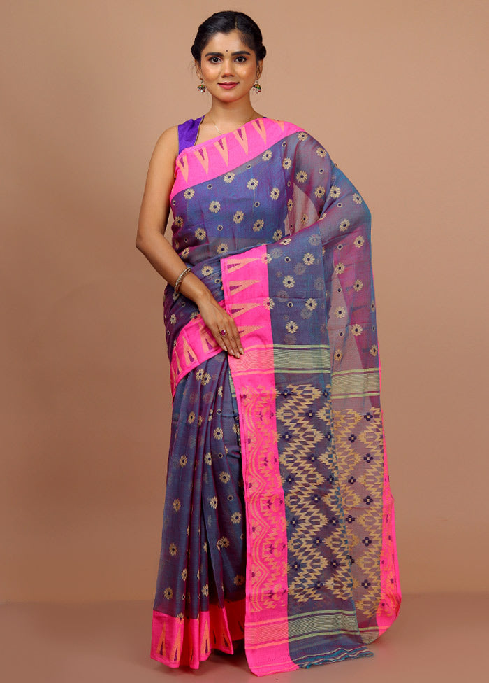 Livid Cotton Saree With Blouse Piece - Indian Silk House Agencies