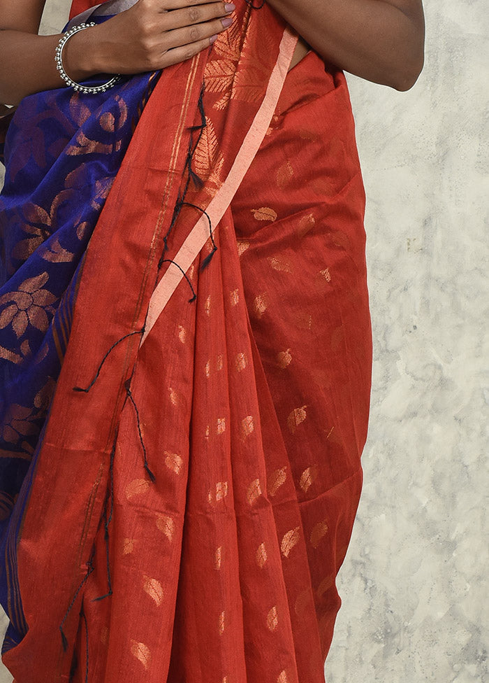 Maroon Matka Silk Saree With Blouse Piece - Indian Silk House Agencies