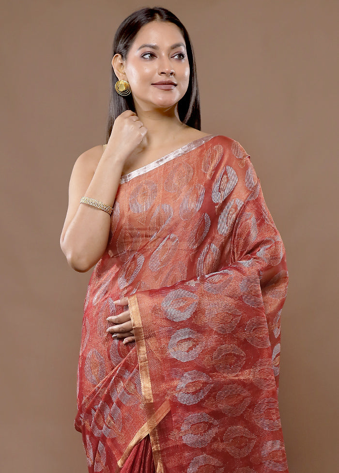 Pink Matka Pure Silk Saree With Blouse Piece - Indian Silk House Agencies