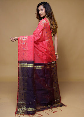 Multicolor Matka Silk Saree With Blouse Piece