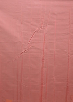 Pink Kora Silk Saree With Blouse Piece
