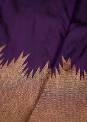 Purple Kanjivaram Silk Saree With Blouse Piece - Indian Silk House Agencies