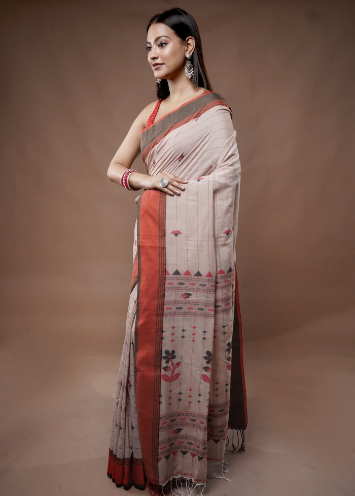 Multicolor Matka Silk Saree With Blouse Piece