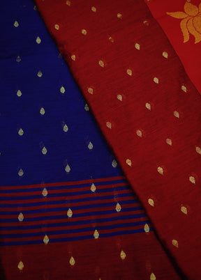 Maroon Matka Silk Saree With Blouse Piece - Indian Silk House Agencies