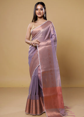 Gold Tissue Silk Saree With Blouse Piece