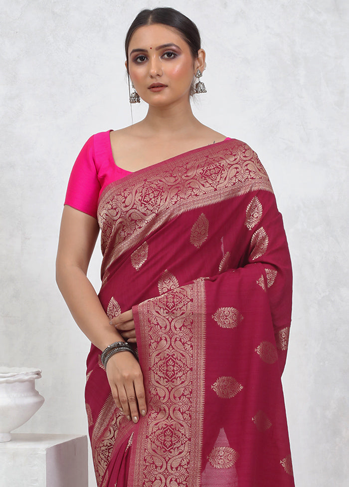 Pink Georgette Saree With Blouse Piece - Indian Silk House Agencies