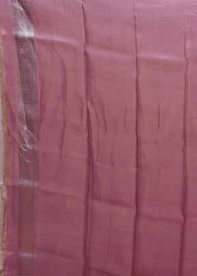 Multicolor Handloom Pure Organza Saree With Blouse Piece