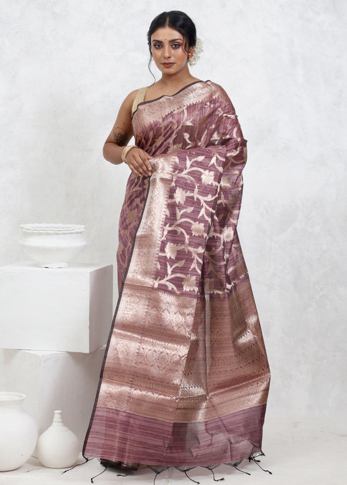 Pink Cotton Saree With Blouse Piece - Indian Silk House Agencies