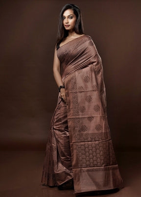 Pink Cotton Saree With Blouse Piece - Indian Silk House Agencies