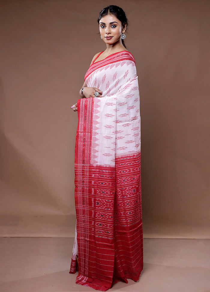 Cream Pure Cotton Saree With Blouse Piece - Indian Silk House Agencies