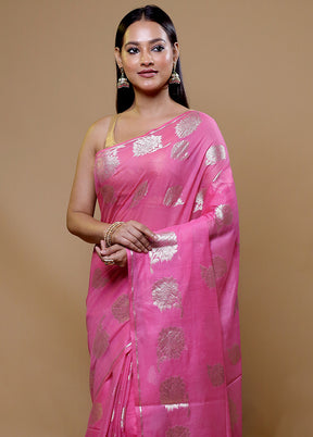 Pi Cotton Saree With Blouse Piece