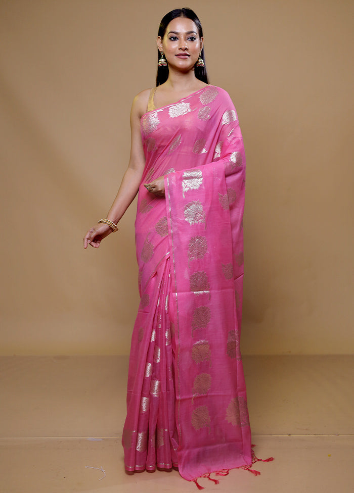 Pi Cotton Saree With Blouse Piece