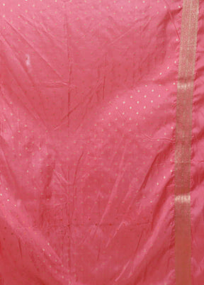 Pink Georgette Saree With Blouse Piece