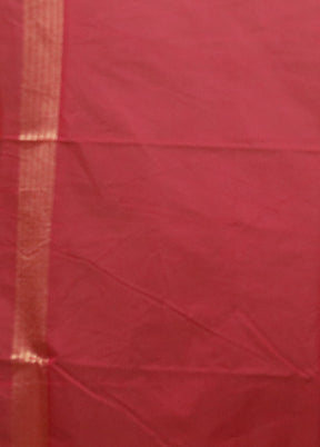 Pink Kora Silk Saree With Blouse Piece