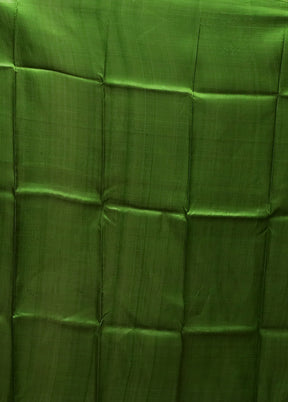 Green Printed Pure Silk Saree Without Blouse Piece