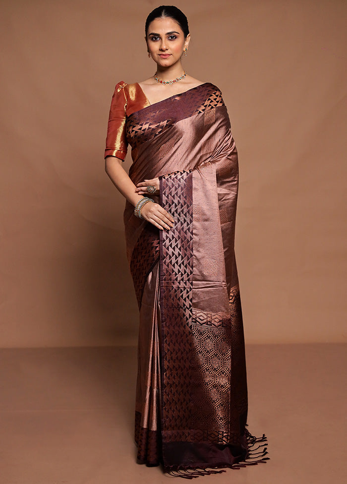 Beach Dupion Silk Saree With Blouse Piece