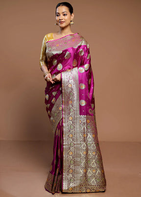 Purple & Orange Banarasi Duo Combo