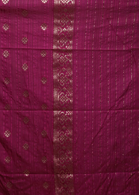 Pink Dupion Silk Saree With Blouse Piece